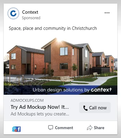 Social media campaign creative — square format for grid placements.
